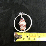 Shiva Stone Ring Wrapped Pendant