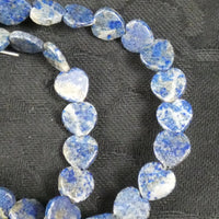 Lapis Lazuli Heart Bead Strand