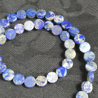Lapis Lazuli Circle (7 mm) Bead Strand (A Grade)