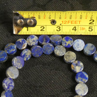 Lapis Lazuli Circle (7 mm) Bead Strand (A Grade)