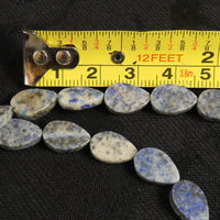 Lapis Lazuli Teardrop (12 mm) Bead Strand (A Grade)