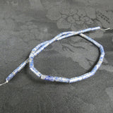 Lapis Lazuli Cylinder Bead Strand
