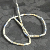 Lapis Lazuli Cylinder Bead Strand (A Grade)