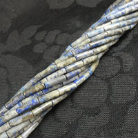 Lapis Lazuli Cylinder Bead Strand (A Grade)