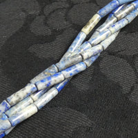 Lapis Lazuli Cylinder Bead Strand (A Grade)