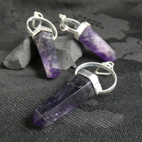 Amethyst Double Terminated Point Pendant
