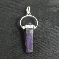 Amethyst Double Terminated Point Pendant