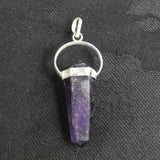 Amethyst Double Terminated Point Pendant