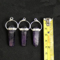 Amethyst Double Terminated Point Pendant