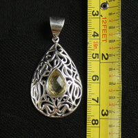 Faceted Citrine Pendant (252)