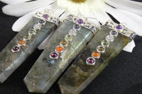 Labradorite Chakra Pendant