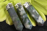 Moss Agate Point Pendant