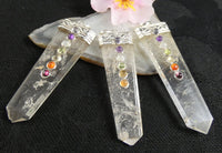 Clear Quartz Chakra Pendant