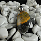 Bumblebee Jasper Sterling Silver Pendant