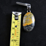Bumblebee Jasper Sterling Silver Pendant