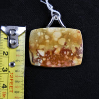 Landscape Jasper Rectangle Pendant
