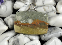 Landscape Jasper Rectangle Pendant