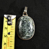 Green Kyanite Oval Pendant