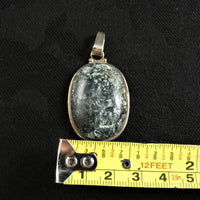 Green Kyanite Oval Pendant