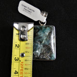 Green Kyanite Rectangle Pendant