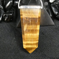 Tiger's Eye Point Chakra Pendant