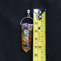 Tiger's Eye Point Chakra Pendant