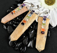 Himalayan Quartz Chakra Pendant