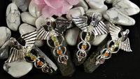 Labradorite Winged Chakra Pendant