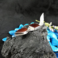 Carnelian in Sterling Silver Pendant