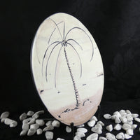 Soapstone Bahamas Palm Tree Plate