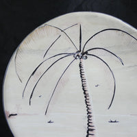 Soapstone Bahamas Palm Tree Plate