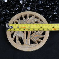 Soapstone Carved Bamboo Coaster