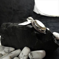 Faceted Rutilated Quartz in Sterling Silver Pendant