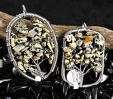 Dalmation Jasper Tree of Life Pendant