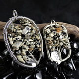 Dalmation Jasper Tree of Life Pendant