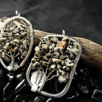 Dalmation Jasper Tree of Life Pendant