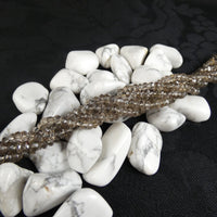 Faceted Smoky Quartz Bead Strand(various)