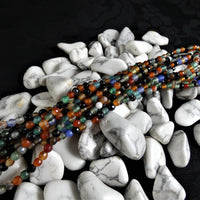 Faceted Agate Bead Strands(4mm)