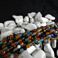 Faceted Agate Bead Strands(4mm)