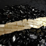 Peachy Quartz Bead Strands(rectangle)