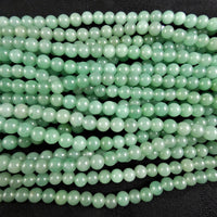 Green Aventurine Bead Strand(round 2 colors)