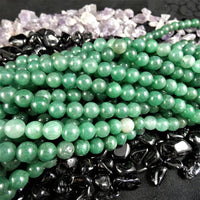 Green Aventurine Bead Strand(round 2 colors)
