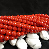 Red Bead Strand (8mm round)