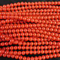 Red Bead Strand (8mm round)