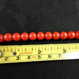 Red Bead Strand (8mm round)