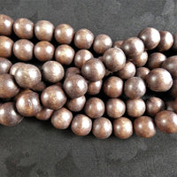 Natural Wood Bead Strands(14mm round)