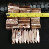 Dusty Rose Mother of Pearl Stretch Bracelets (Dyed) (Various)