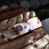 Dusty Rose Mother of Pearl Stretch Bracelets (Dyed) (Various)