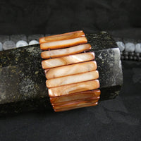 Sienna Mother of Pearl Stretch Bracelets (Dyed) (Various)