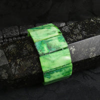 Green Mother of Pearl Stretch Bracelets (dyed) (Various)